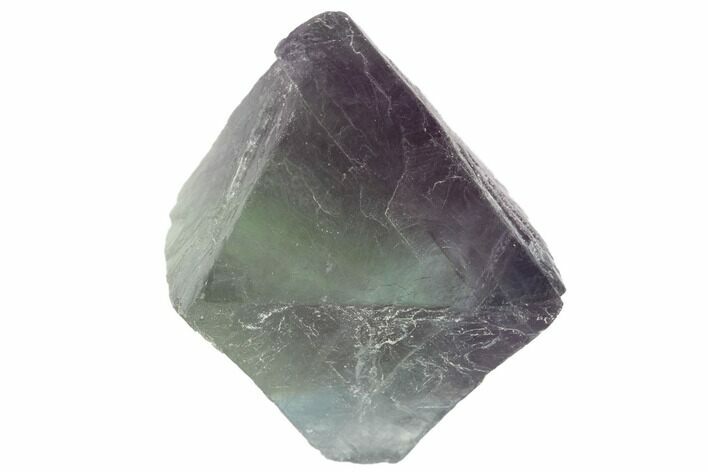 Fluorite Octahedron - Purple/Green Banded #90928